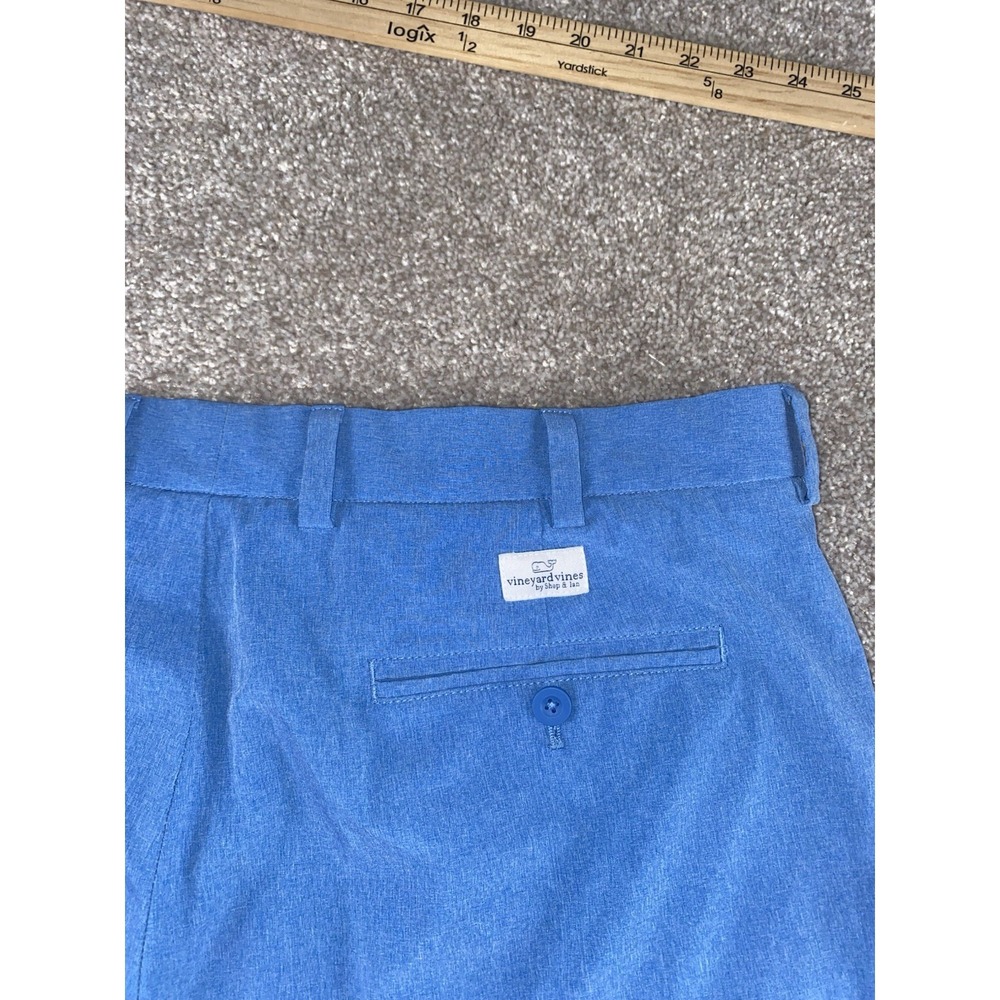 Vineyard Vines Performance Short Breaker Blue Mens 40 Preppy 8" Casual Stretch - Picture 7 of 8